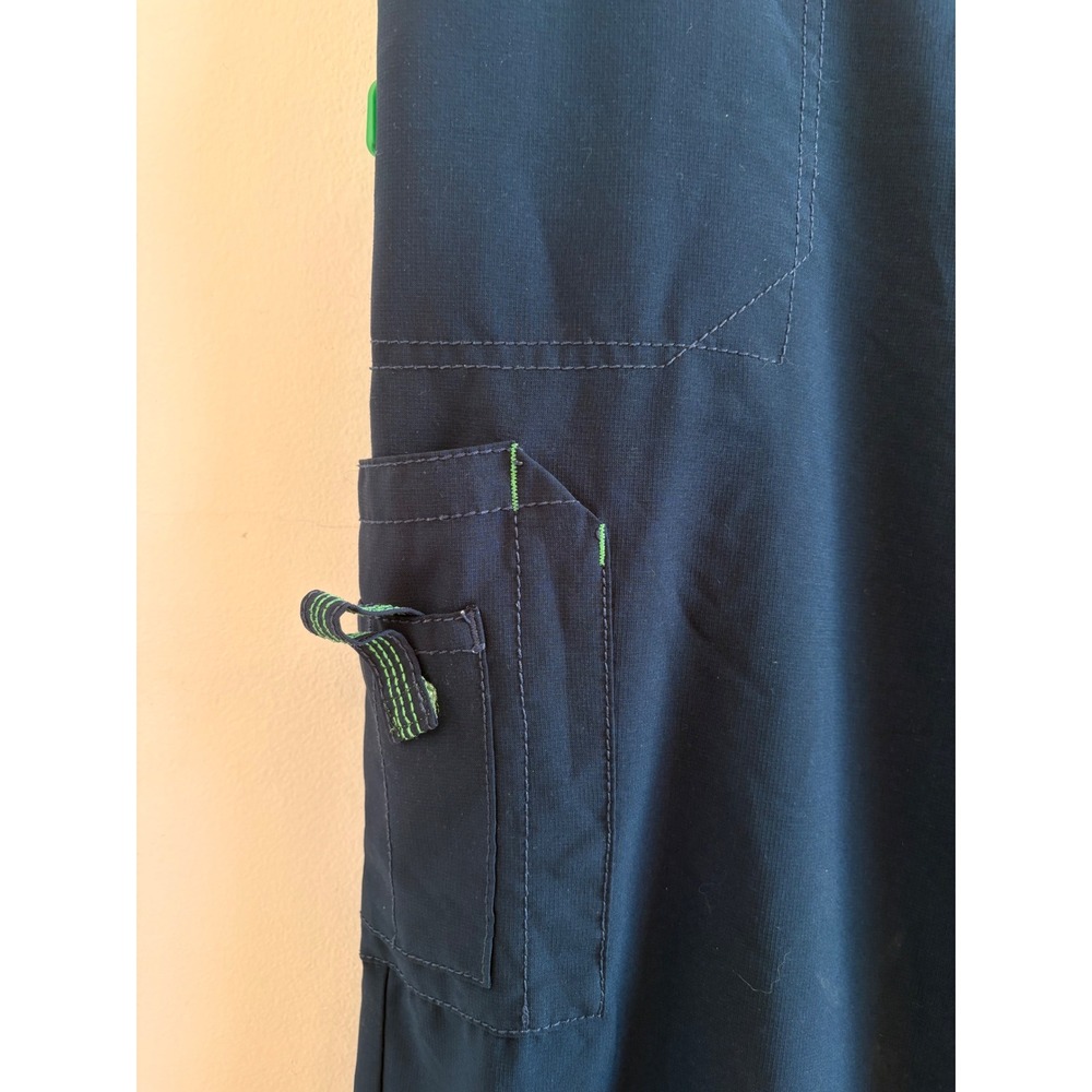 Carhartt Liberty Rugged Flex Men Navy Cargo Scrub Pants Ripstop Medical Uniform - Picture 5 of 9